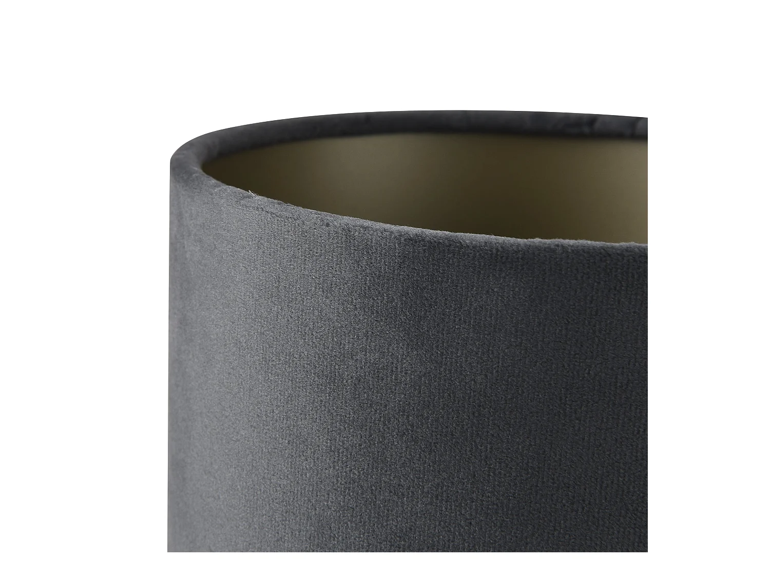 Candeeiro de mesa Candeeiro de mesa flanela metálica 39 cm preto cobre e cinza 03_0002512