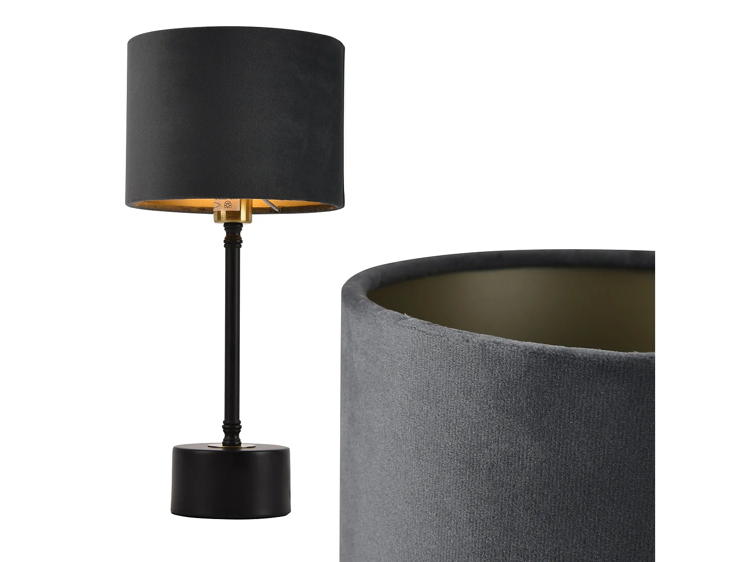 Lampe de table lampe métal cuivre 18 x 18 x 39 cm 03_0002512