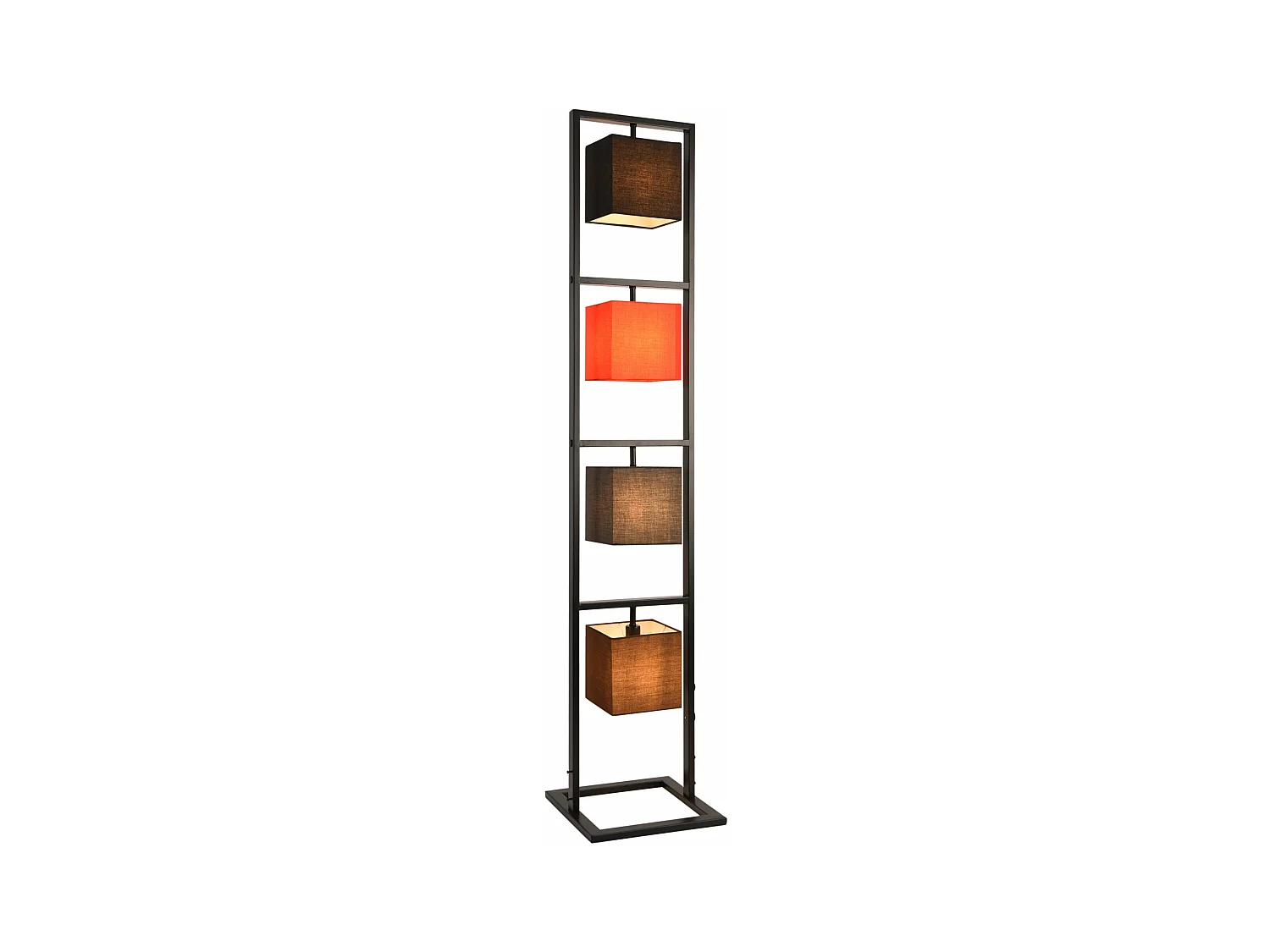 Lampadaire lampe à pied métal multicolore 29.5 x 29.5 x 146.5 cm 03_0002436