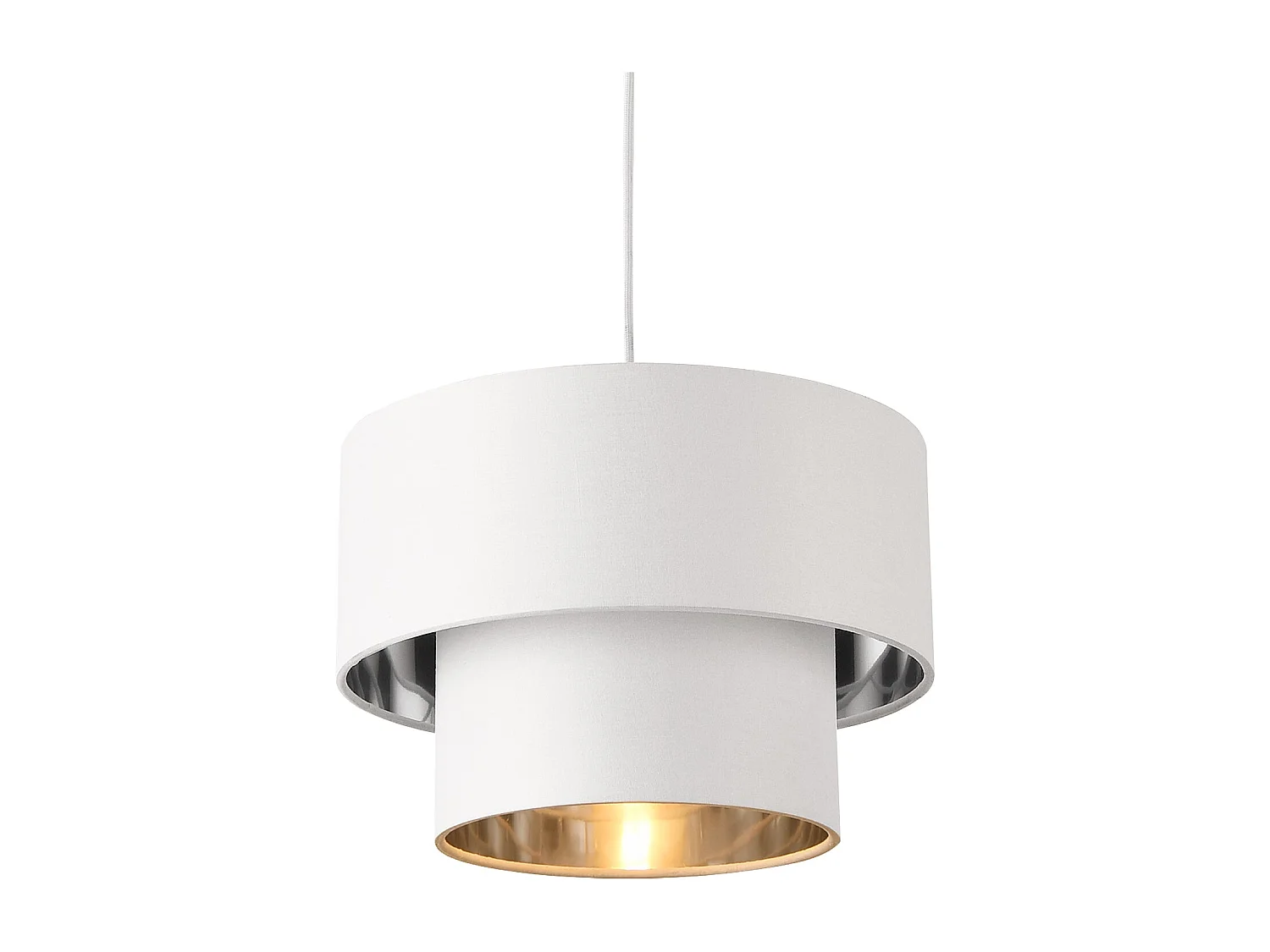 Lampe à suspendre moderne métal argenté 30 x 30 x 149 cm 03_0005259