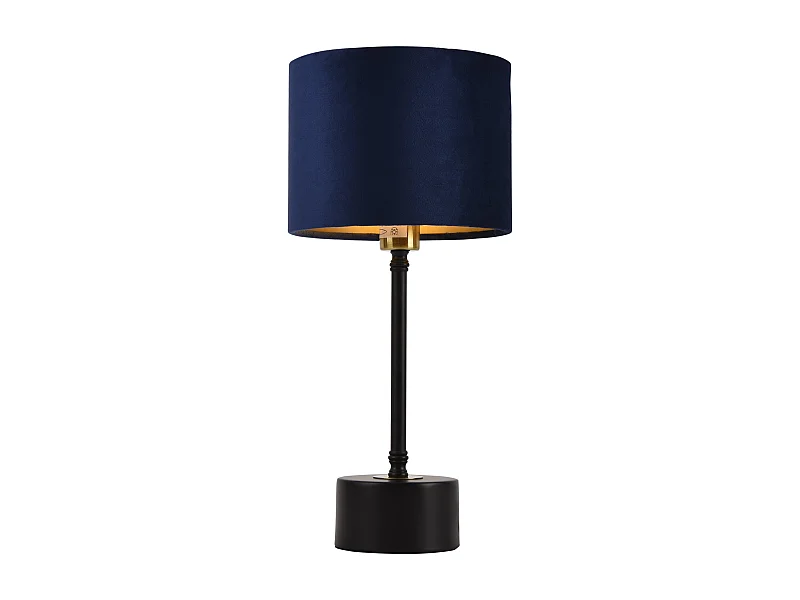 Lampe de table lampe métal bleue 18 x 18 x 39 cm 03_0002511