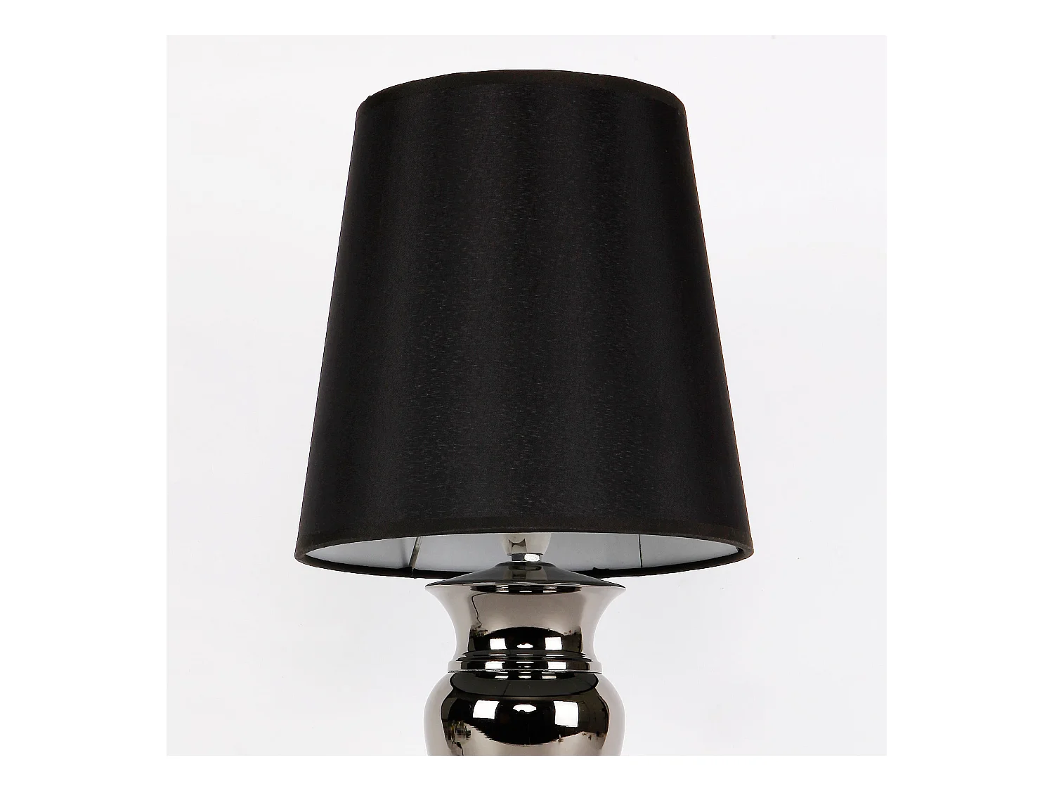 Lampe de table lampe tissu noire 22 x 22 x 48 cm 03_0002515