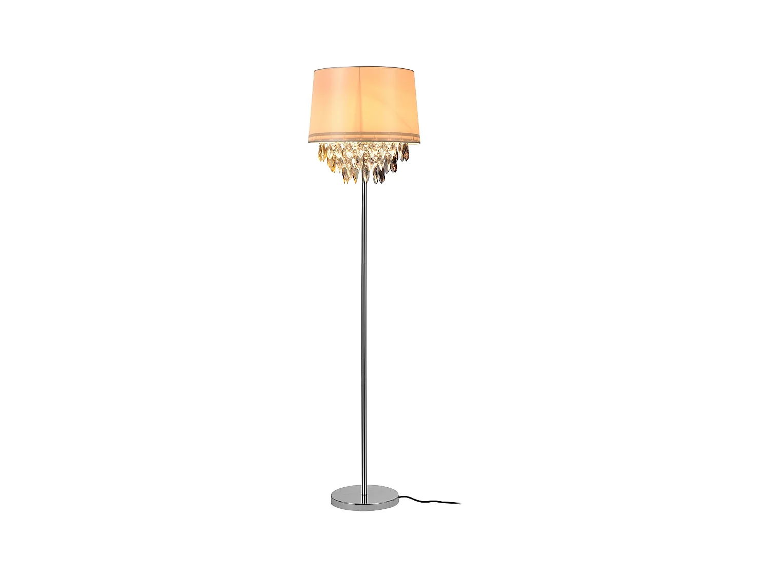 Lampadaire lampe sur pied métal blanche 40 x 40 x 161 cm 03_0002457