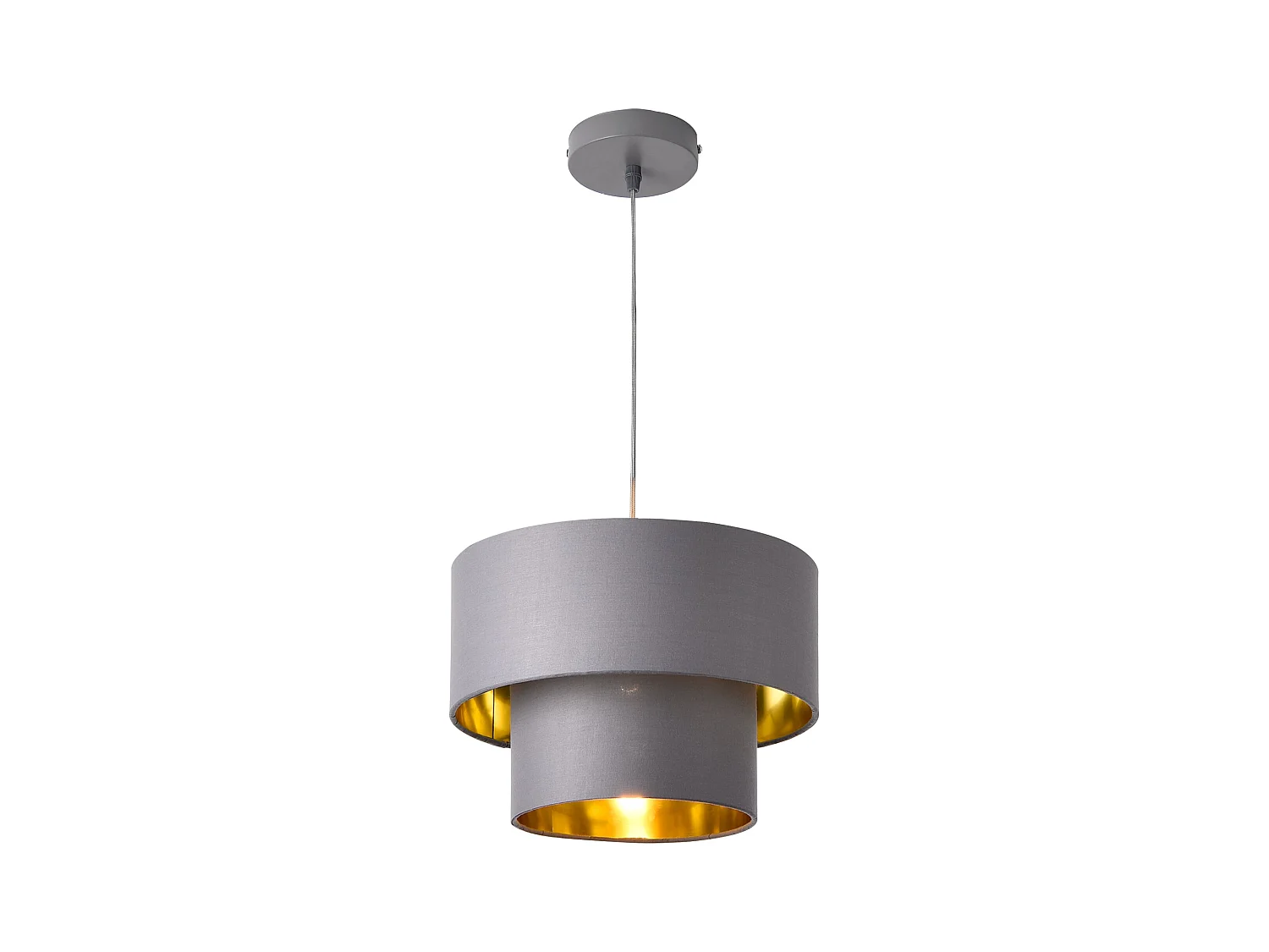 Lampe à suspendre moderne métal grise 125 x 30 x 149 cm 03_0005260