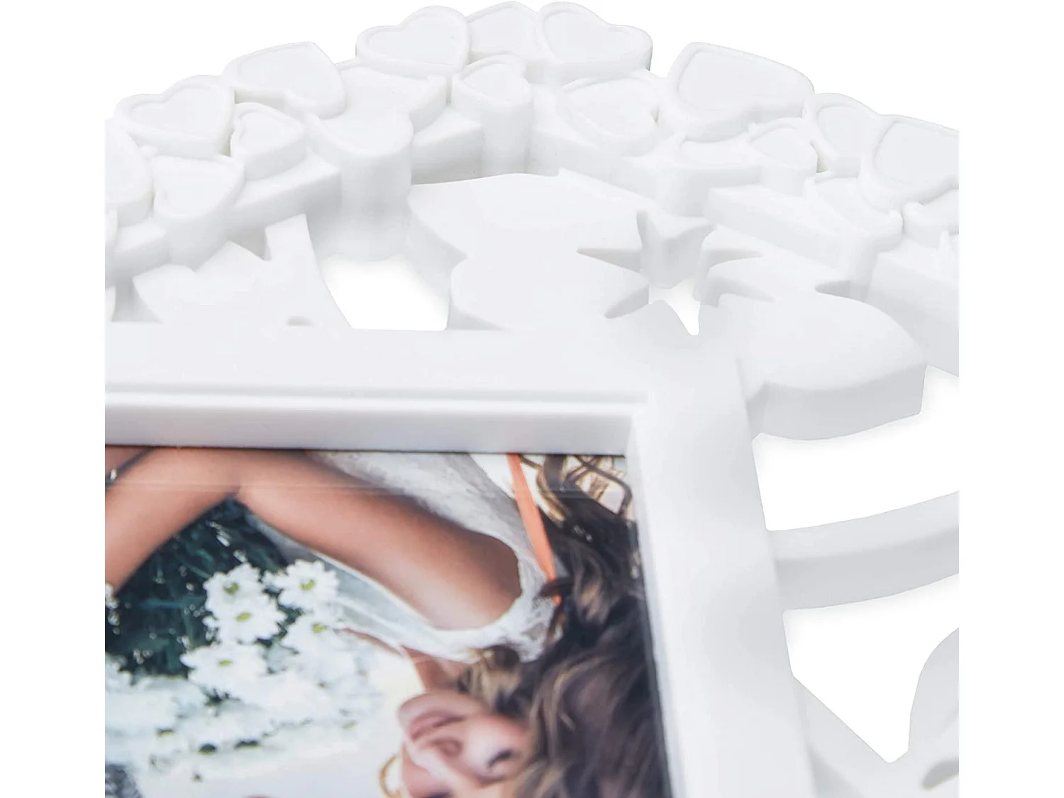 Cadre photos mariage 3 blanche 41.5 x 2 x 38 cm 13_0000596