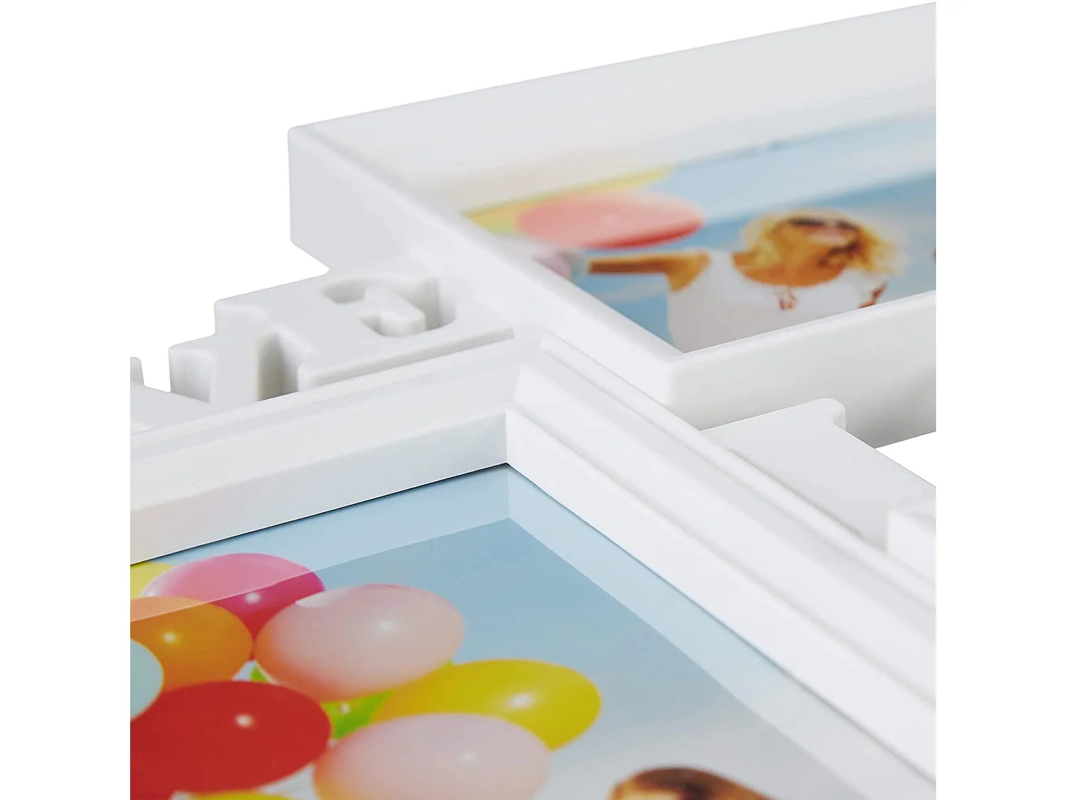 Cadre pêle-mêle 5 photos blanche 45.5 x 2 x 31 cm 13_0000598_2