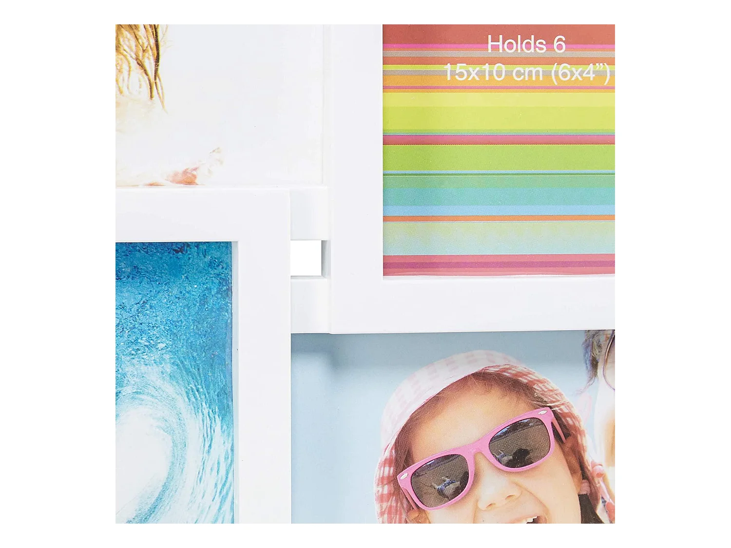 Cadre photo pour 12 blanche 81 x 2 x 30 cm 13_0000594