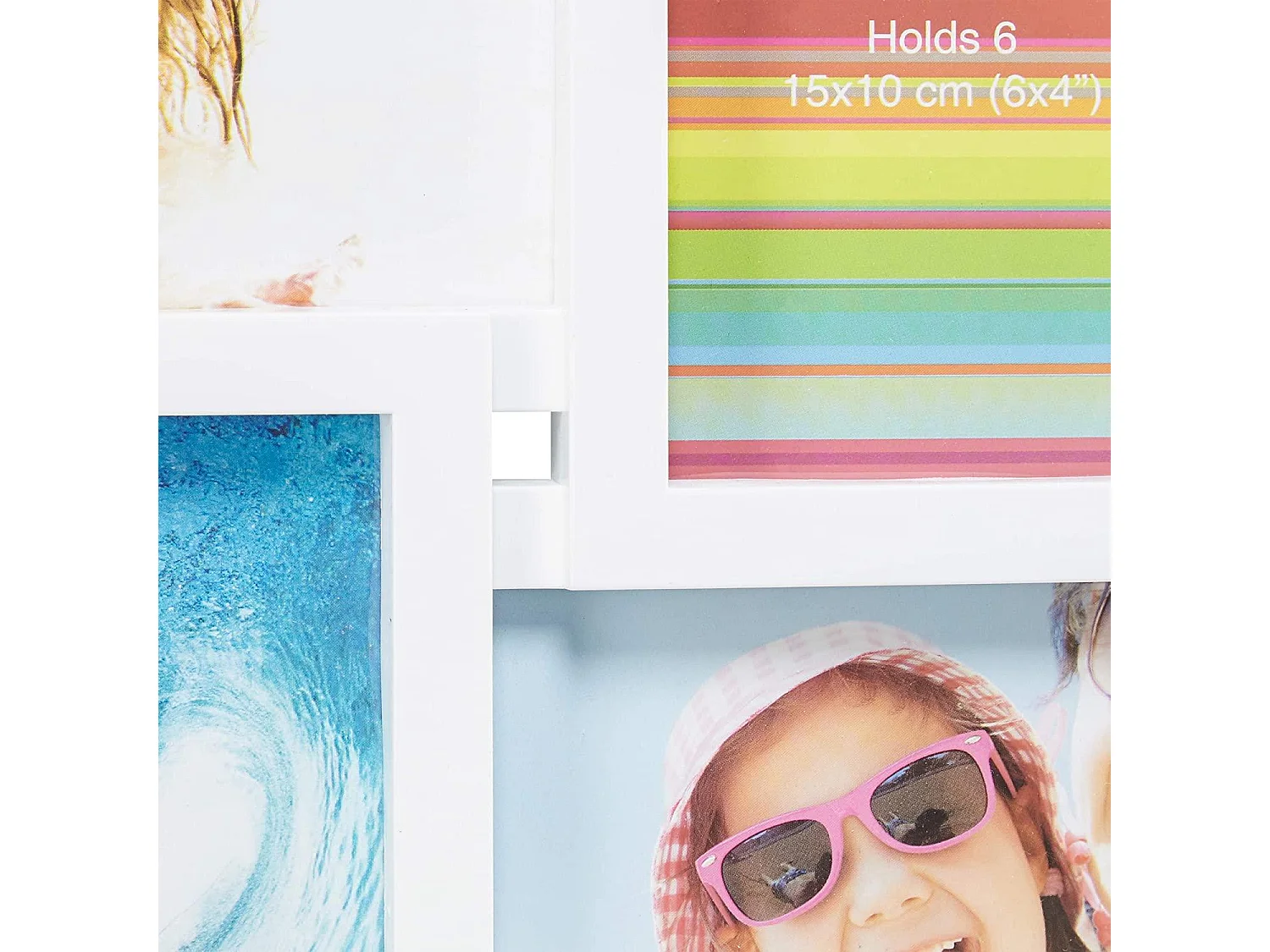 Cadre photo pour 12 blanche 81 x 2 x 30 cm 13_0000594