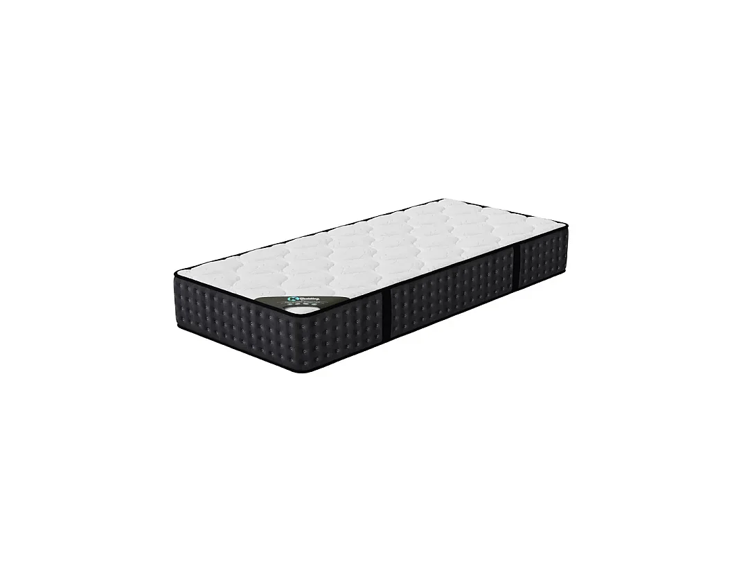 Matelas Cosmos 90x190 cm Hauteur 26 cm mousse polyuréthane techno Foam coutil stretch hypoallergénique Soutien équilibré