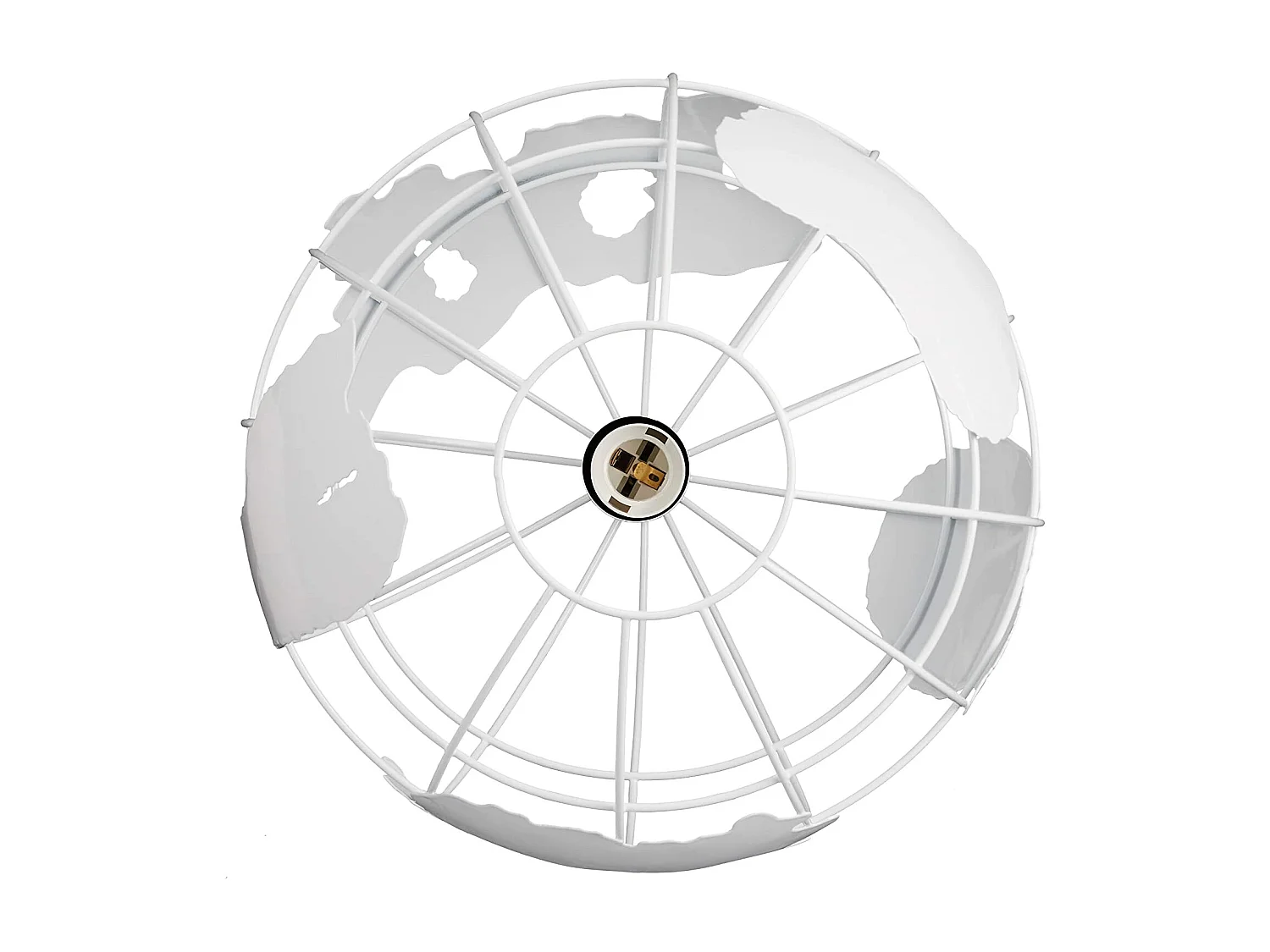 Lampe murale lampadaire décoration design à suspension abat-jour boule globe blanc 13_0001352_2