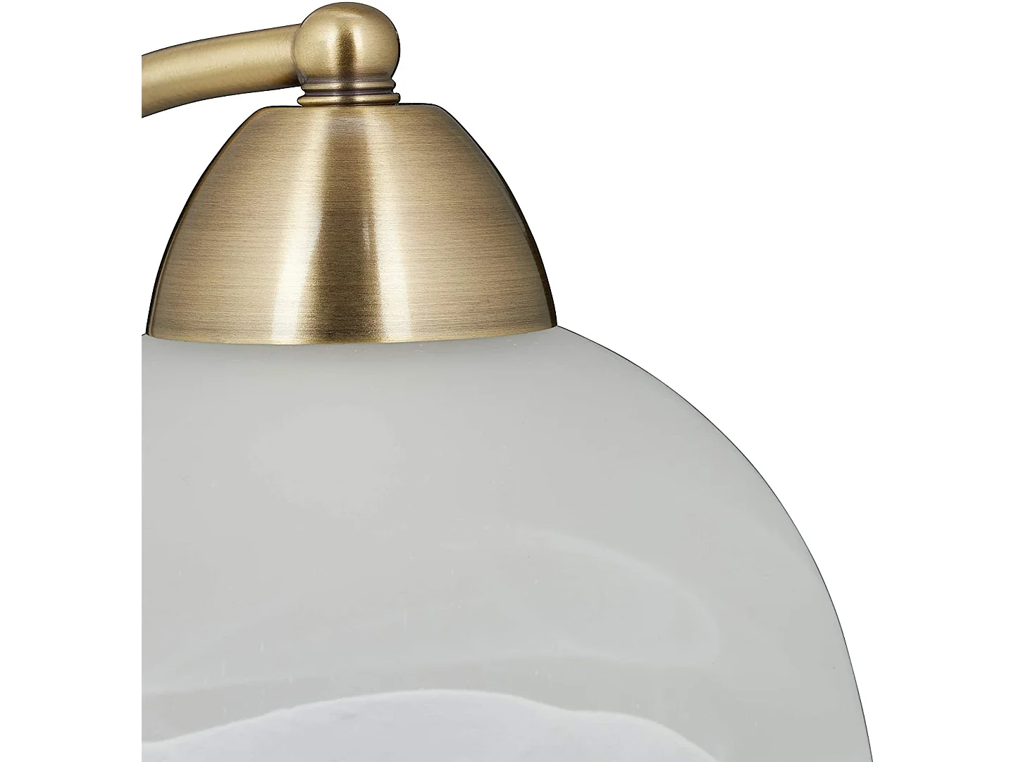 Lampe de table vintage verre opale laiton 40 watts 13_0001463