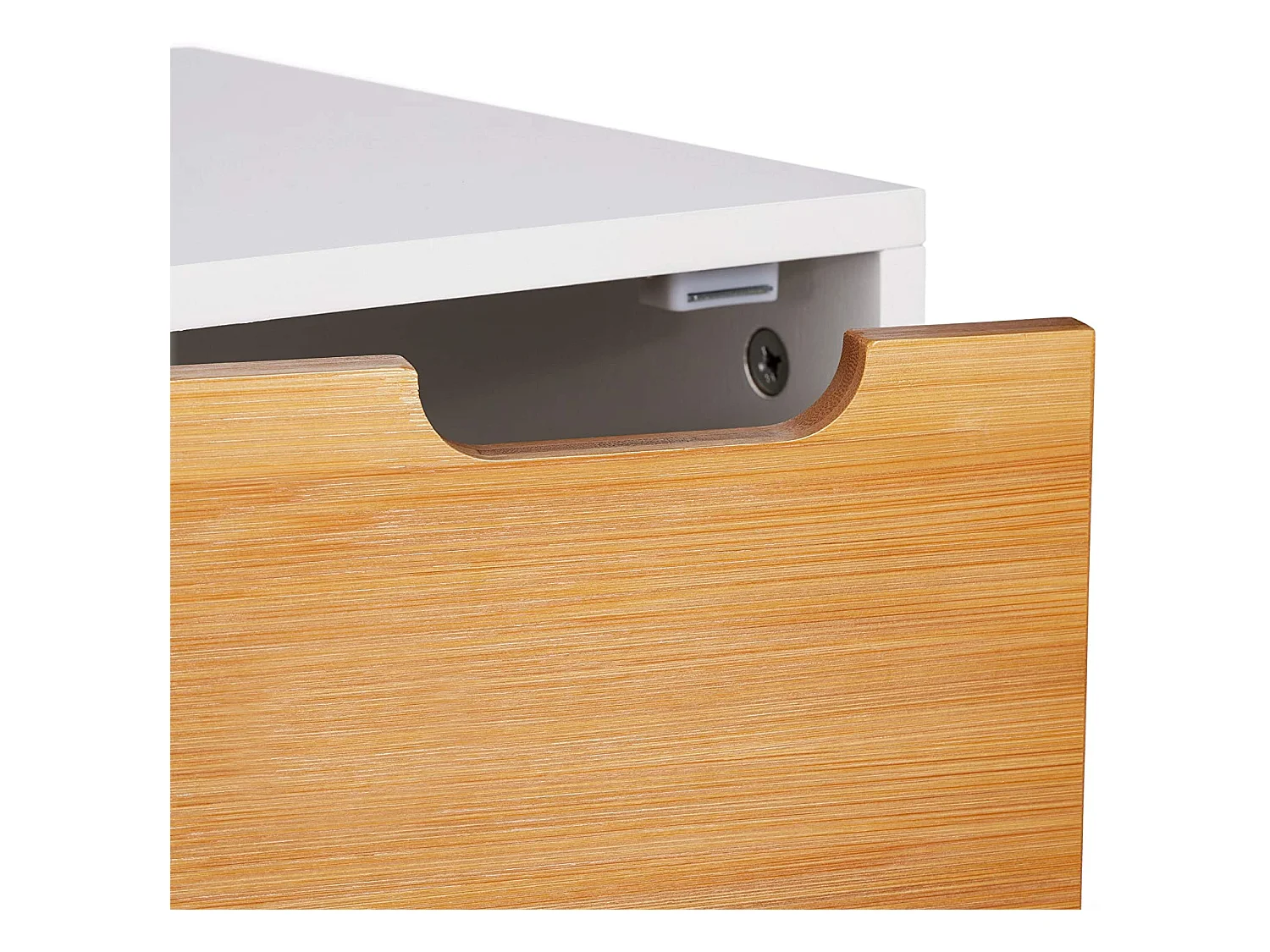 Étagère armoire salle de bambou marron 29.5 x 28.5 x 28.5 cm 13_0001205