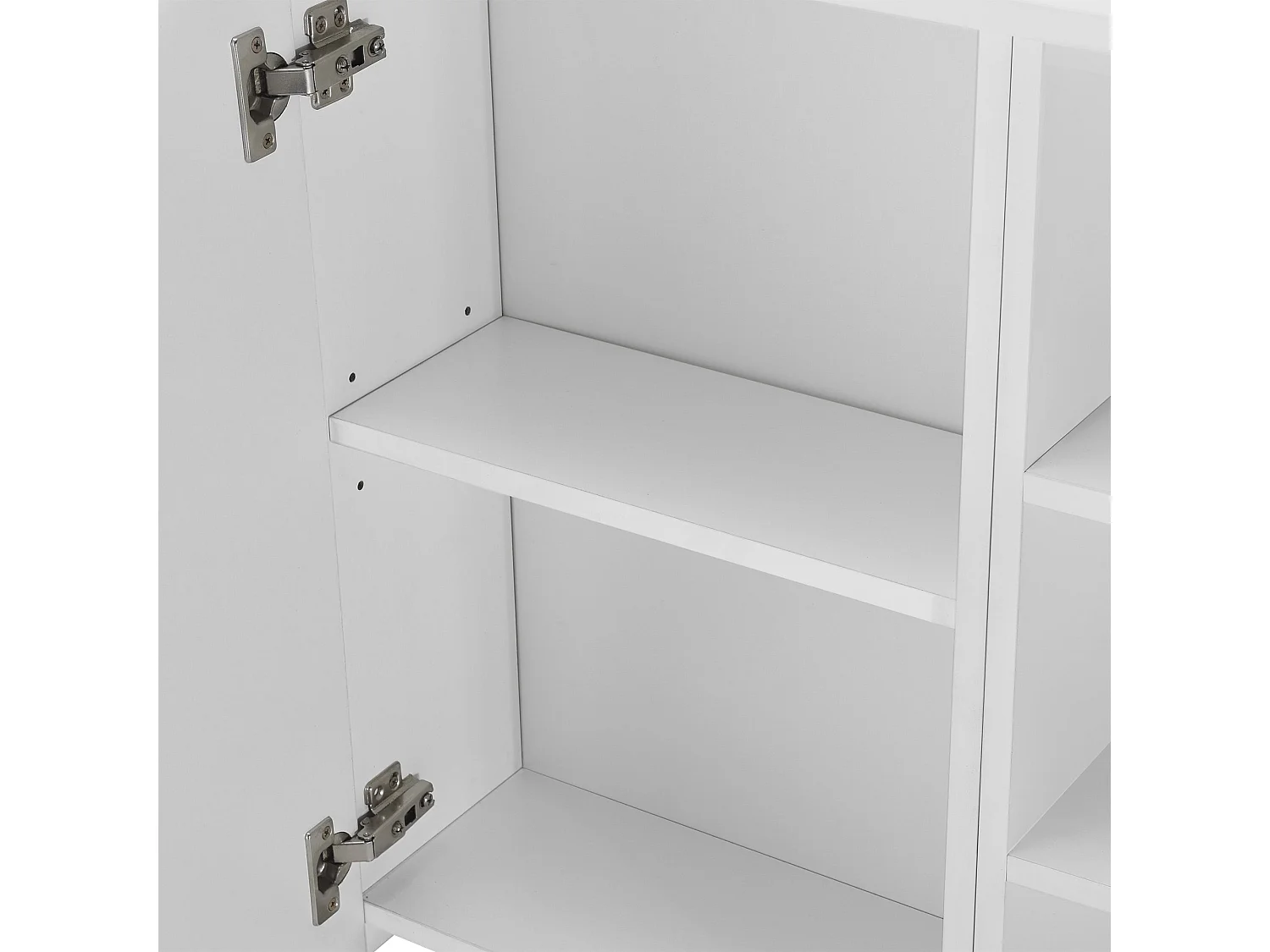 Armadio pensile di design mobile portaoggetti sospeso mobile da bagno anta con specchio ripiani regolabili truciolato melaminico 64 x 80 x 20 cm bianco 03_0005927