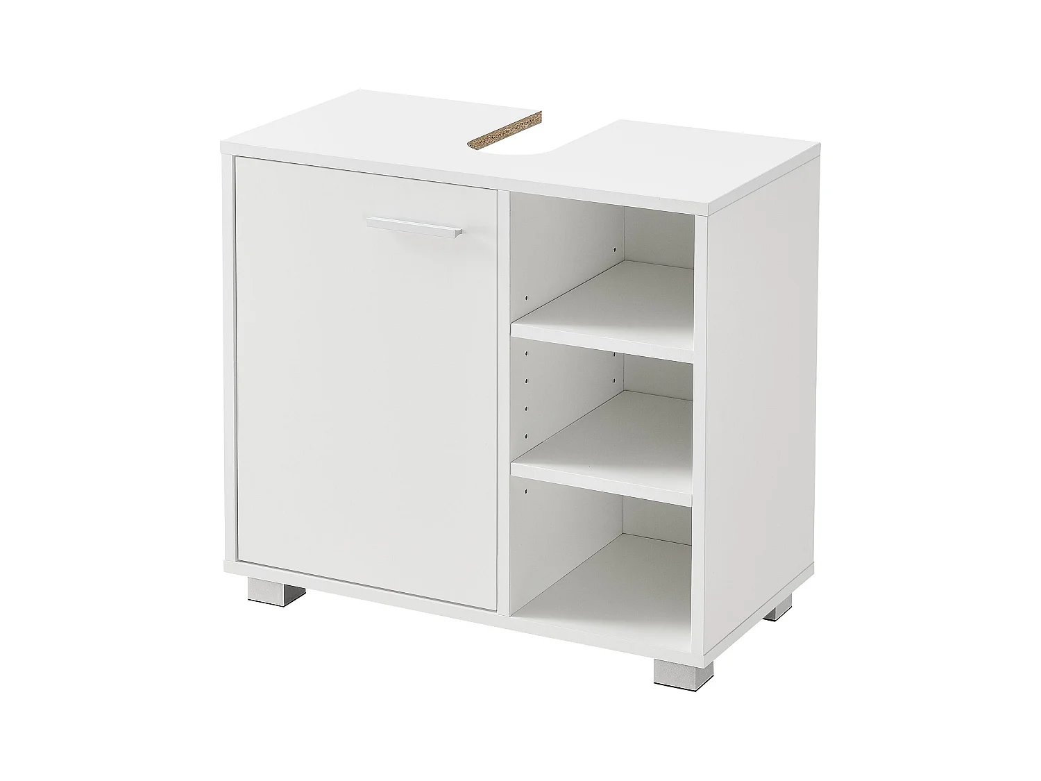 Meuble sous lavabo design blanche 60 x 31 x 55.6 cm 03_0005856