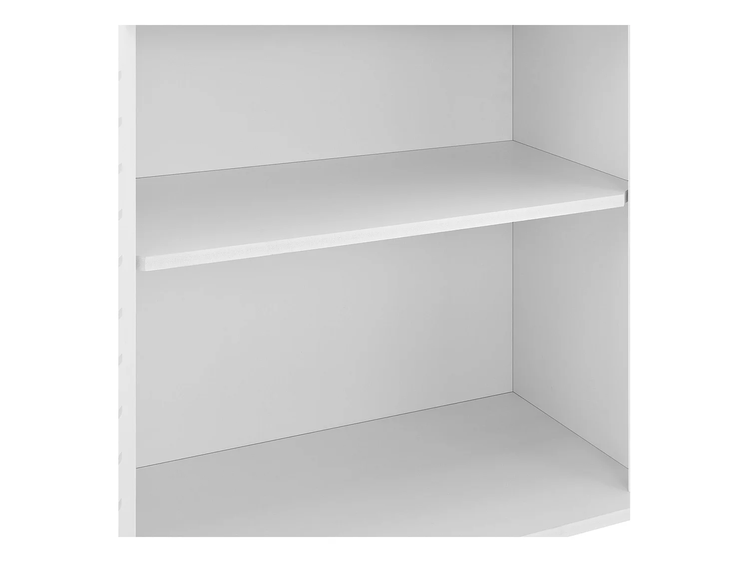 Mobile da bagno di design con ripiani mobile contenitore con 2 ante in legno composito 62 cm bianco 03_0005832