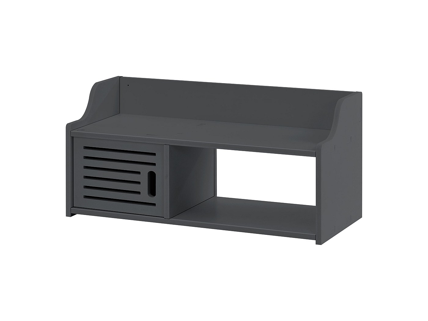 Console TV Murale Flottante 200x20x24 Cm - Meuble Télé Design Avec Rangement - Charge 200kg - Pour Salon Et Chambre