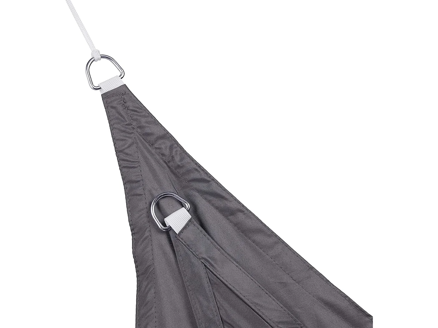 Vela de sombra triangular 6 x 6 x 6 m gris 13_0002940_4