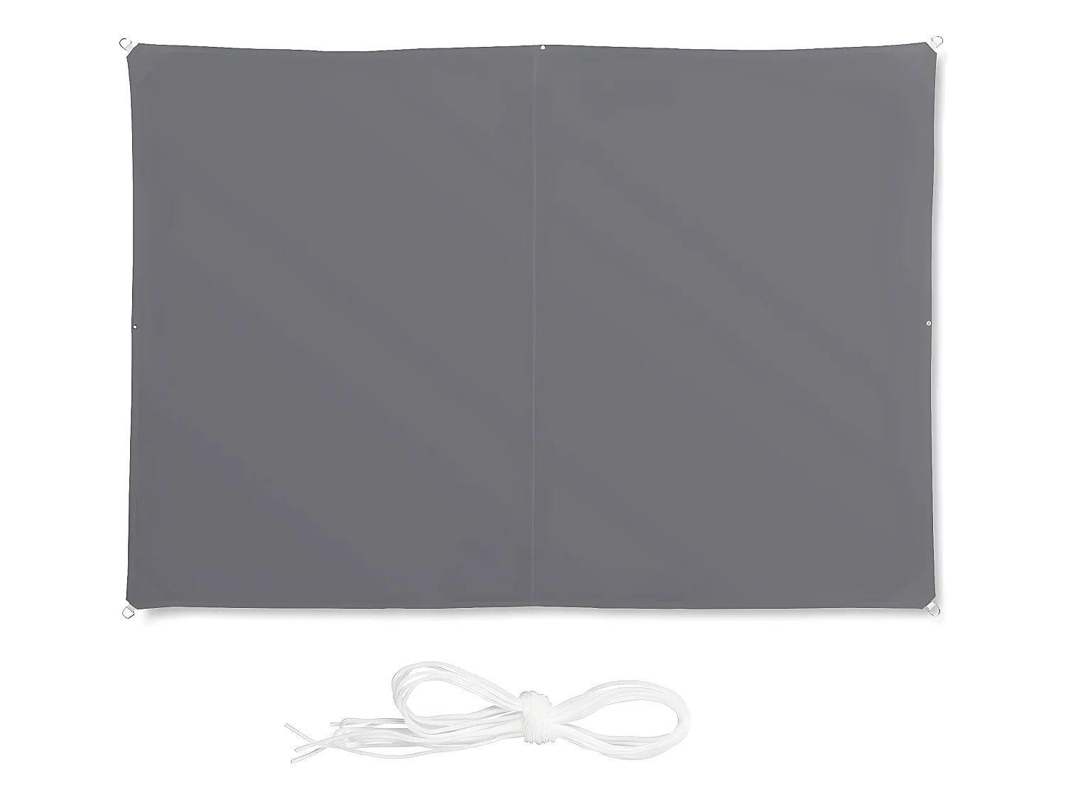 Voile d'ombrage rectangle 2 grise 200 x 200 x 300 cm 13_0002933