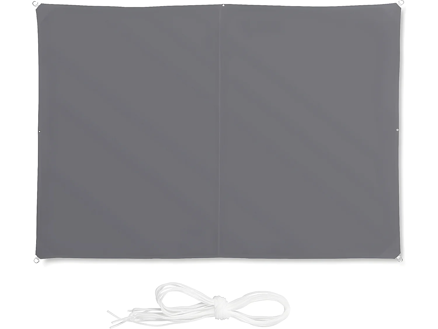 Voile d'ombrage rectangle 2 grise 200 x 200 x 300 cm 13_0002933