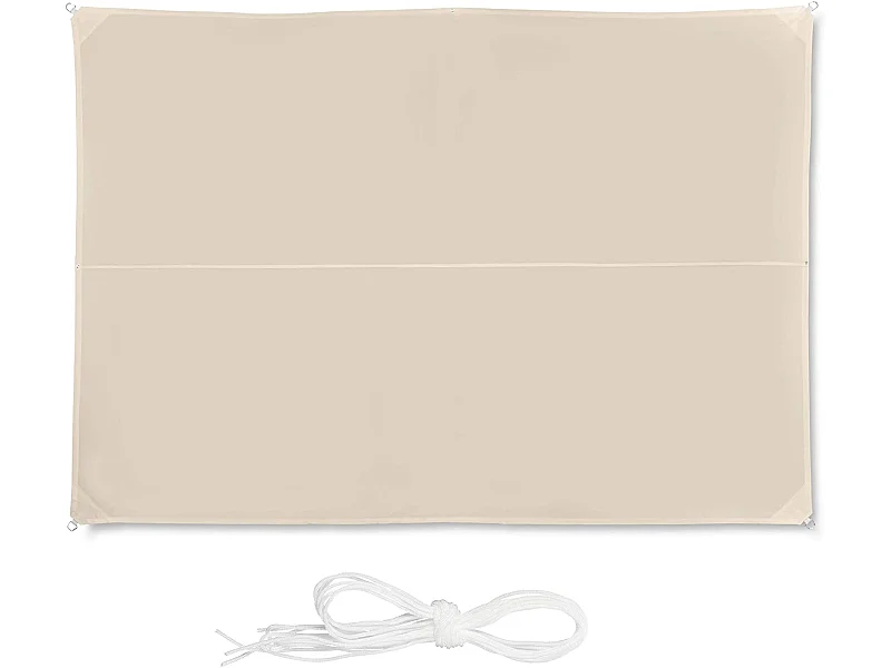 Voile d'ombrage rectangle 3 beige 300 x 300 x 400 cm 13_0002930_3