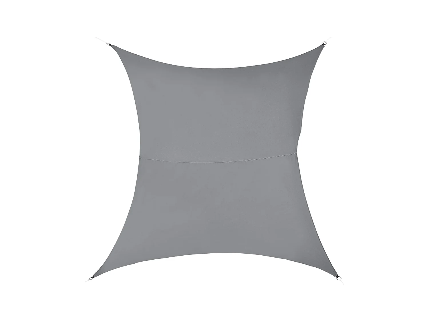 Voile d'ombrage toile de grise 250 x 250 x 500 cm 03_0004601