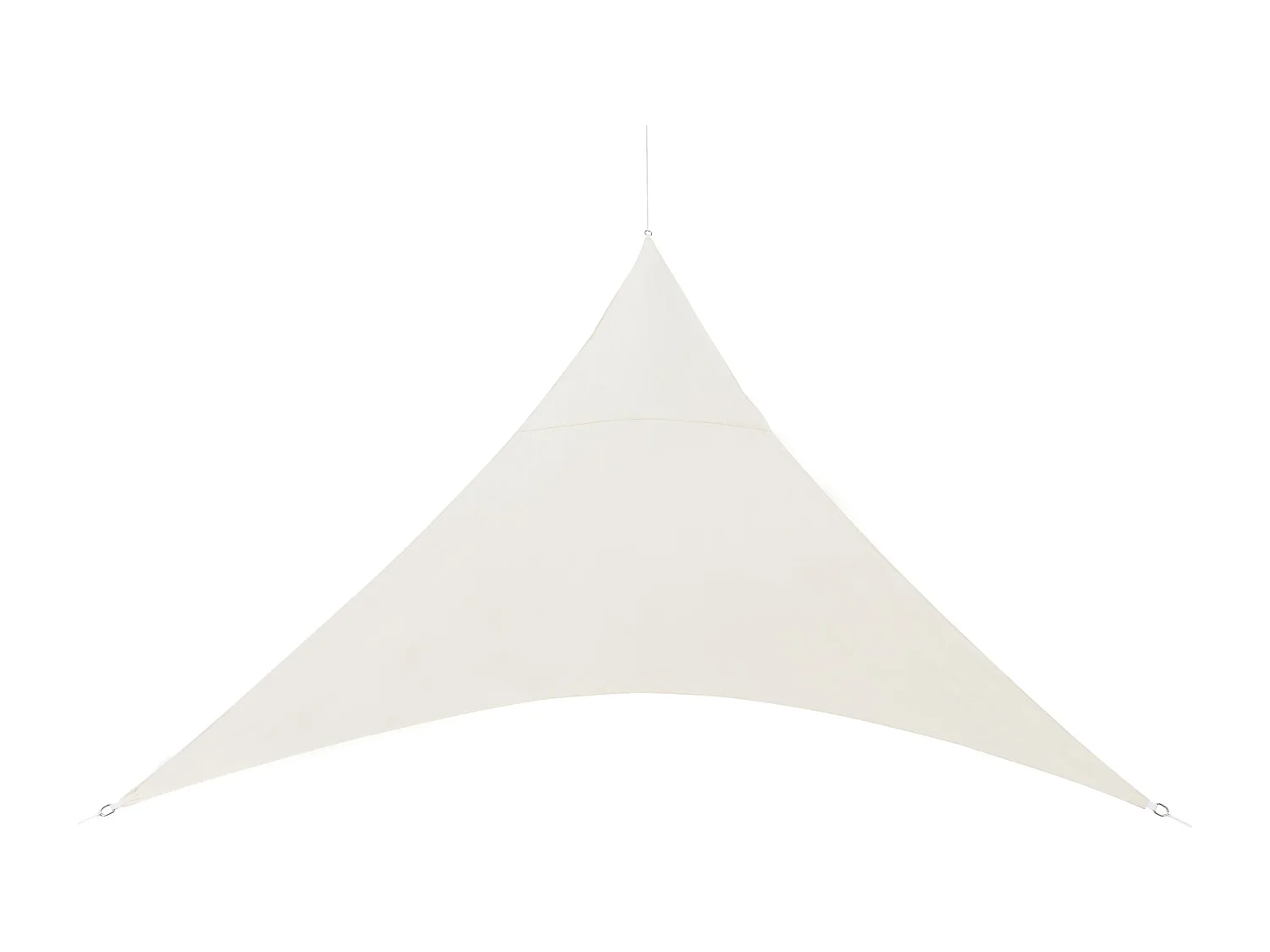 Vela solar triangular de poliéster poliuretano 300 cm beige 03_0004607