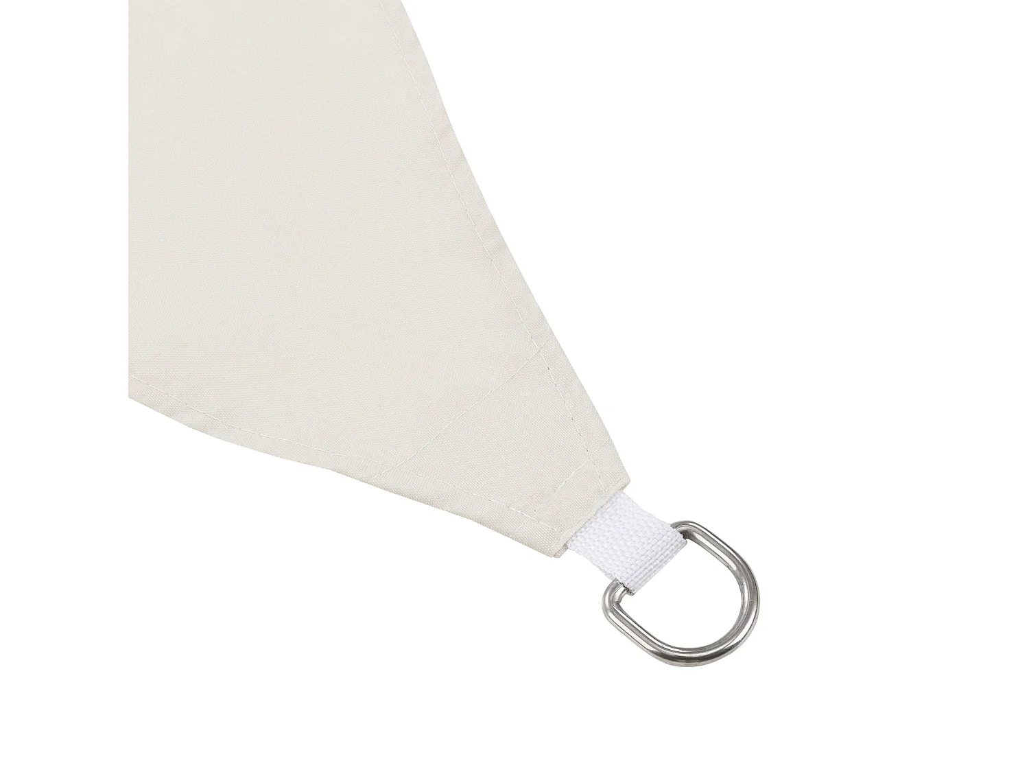 Vela solar triangular de poliéster poliuretano 300 cm beige 03_0004607