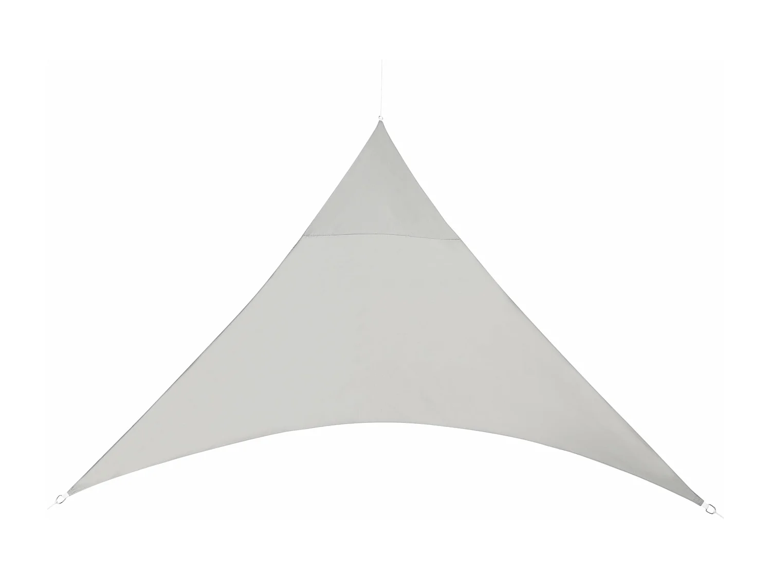 Vela solar triangular de poliéster poliuretano 400 x 400 x 400 cm gris claro 03_0004614