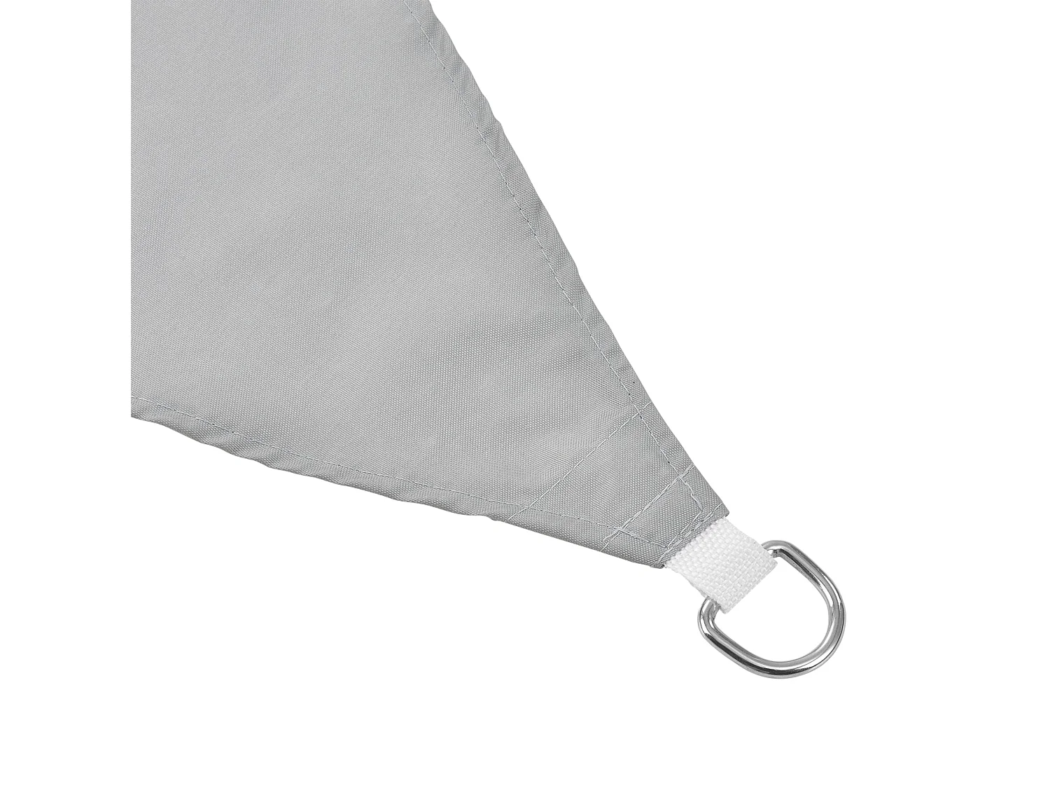 Vela solar triangular de poliéster poliuretano 400 x 400 x 400 cm gris claro 03_0004614