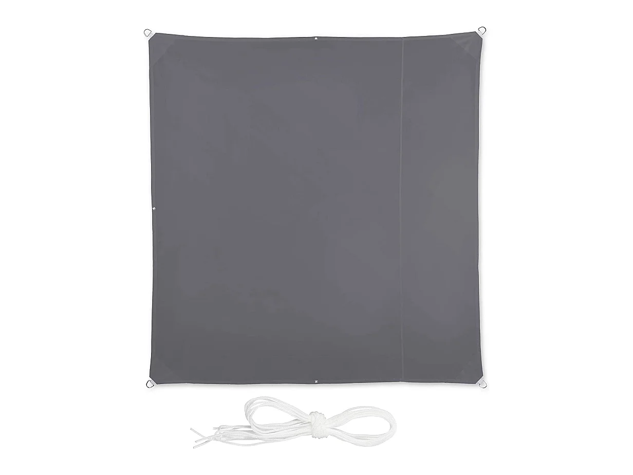 Voile d'ombrage carré 2 grise 200 x 200 x 200 cm 13_0002929