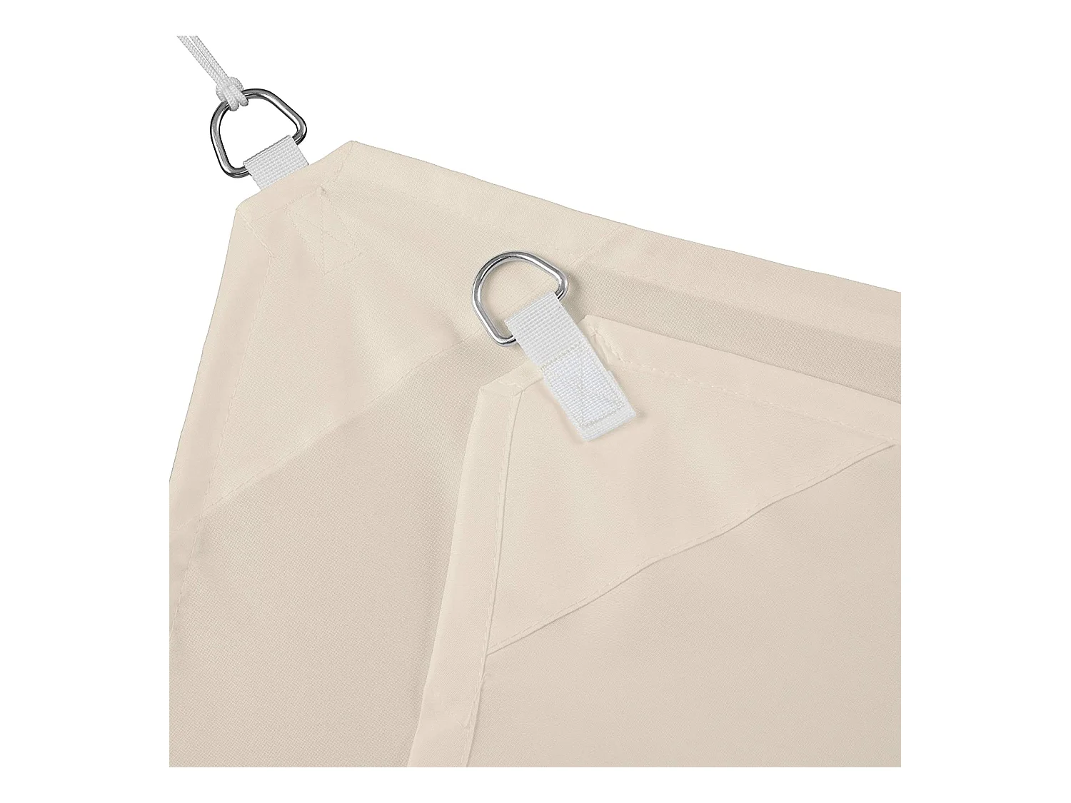 Voile d’ombrage carré 4 beige 400 x 400 x 400 cm 13_0002942_3