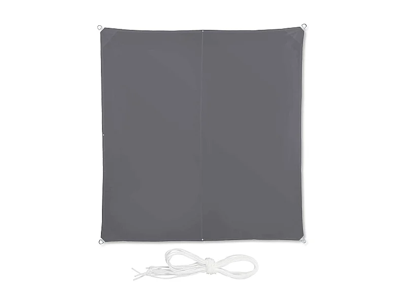 Voile d'ombrage carré 3 grise 300 x 300 x 300 cm 13_0002929_2