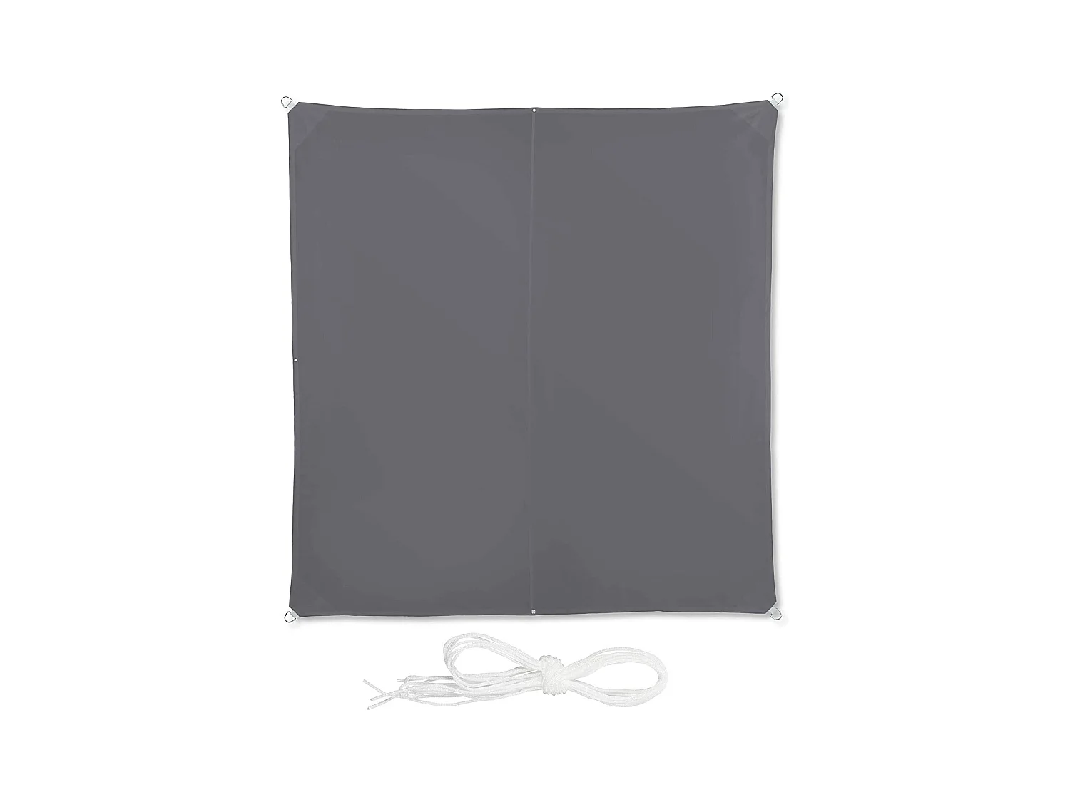 Voile d'ombrage carré 3 grise 300 x 300 x 300 cm 13_0002929_2