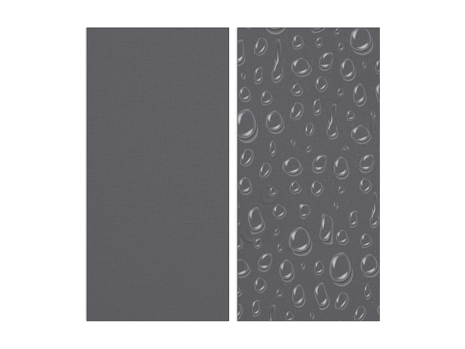 Voile d'ombrage carré 3 grise 300 x 300 x 300 cm 13_0002929_2