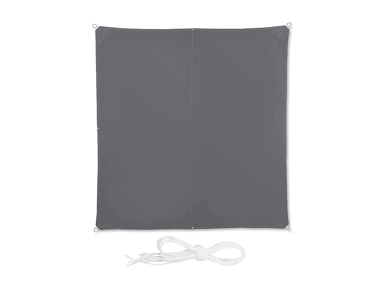 Voile d'ombrage carré 3 grise 300 x 300 x 300 cm 13_0002929_2