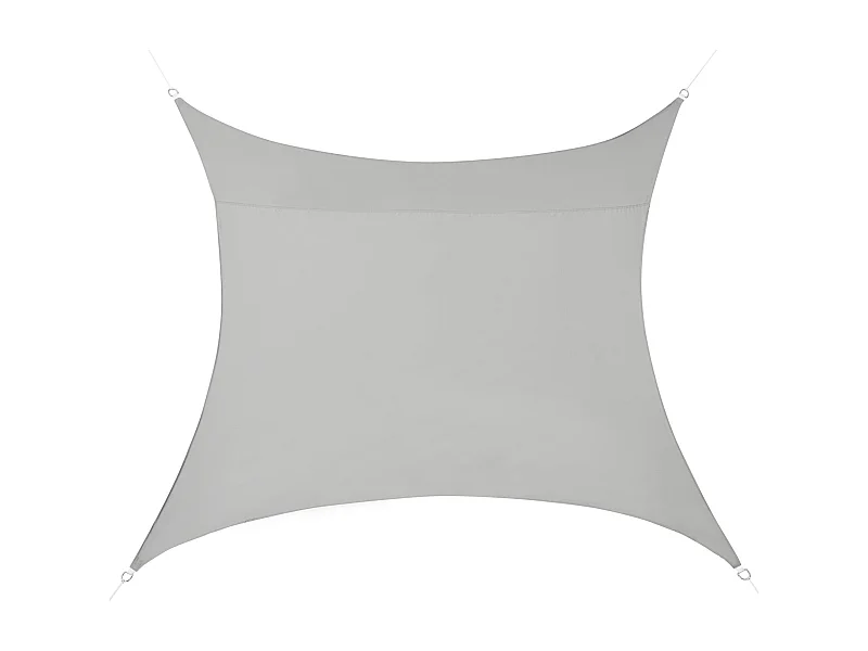 Voile d'ombrage toile de grise 400 x 400 x 400 cm 03_0004585