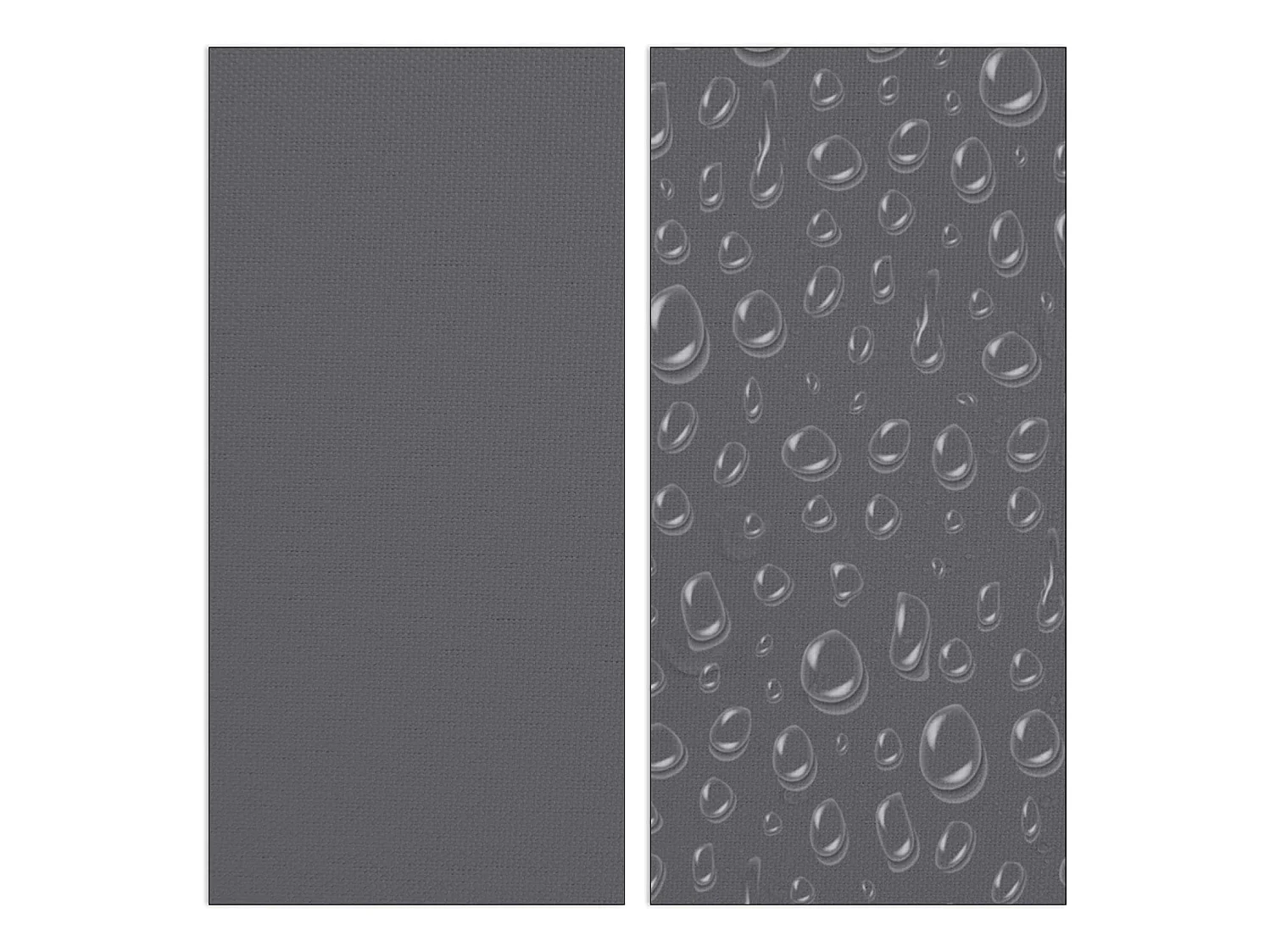 Voile d'ombrage carré 4 grise 400 x 400 x 400 cm 13_0002929_3