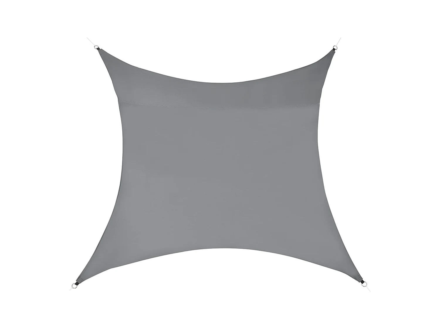 Voile toile d'ombrage de protection grise 200 x 0 x 200 cm 03_0004587