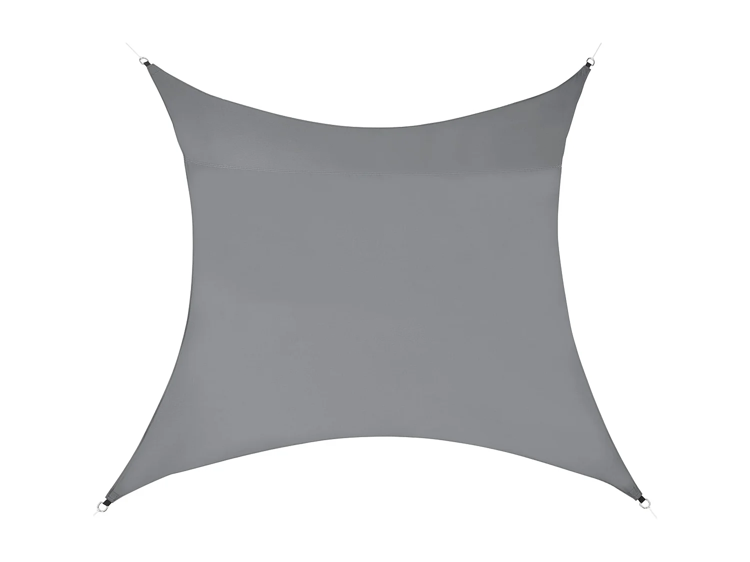 Voile toile d'ombrage de protection grise 200 x 0 x 200 cm 03_0004587