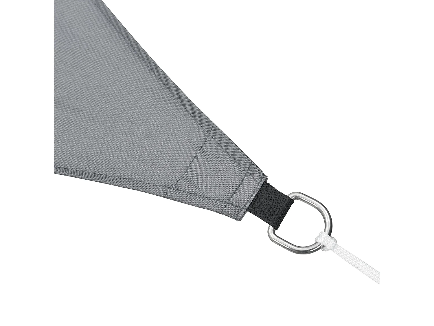 Voile toile d'ombrage de protection grise 200 x 0 x 200 cm 03_0004587