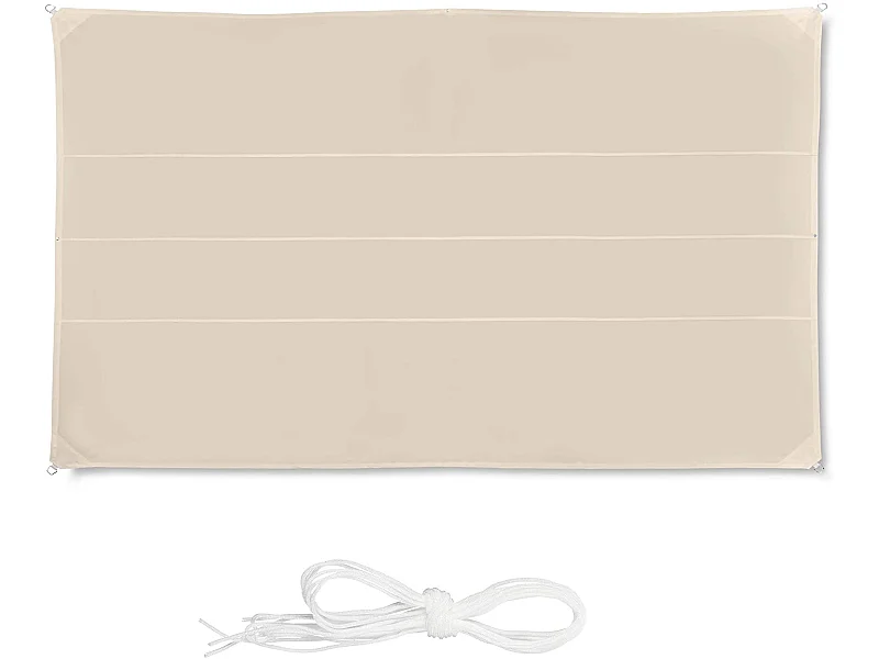 Voile d'ombrage rectangle 4 beige 600 x 600 x 400 cm 13_0002930_4