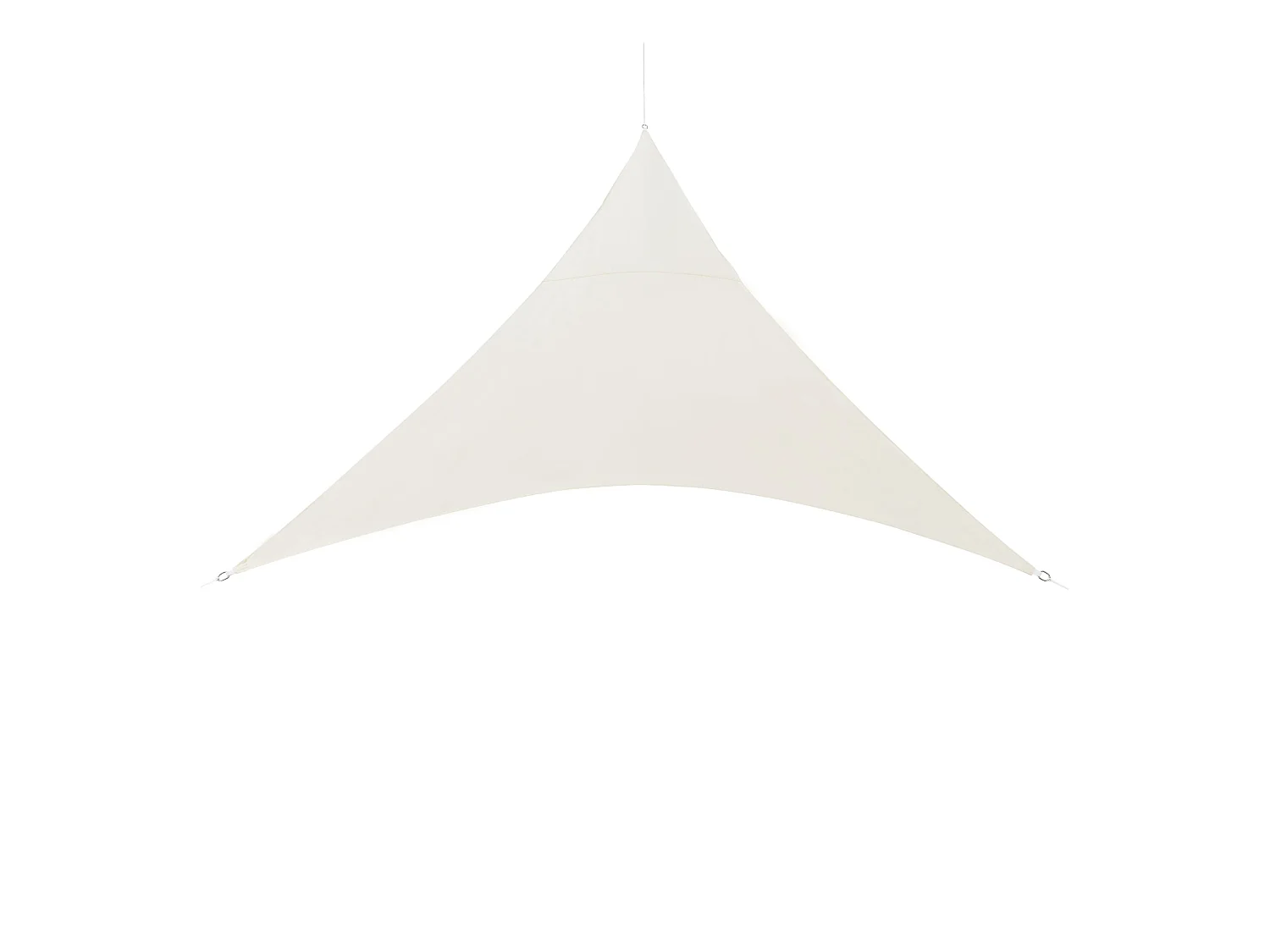 Vela solar triangular de poliéster poliuretano 400 x 400 x 400 cm beige 03_0004609