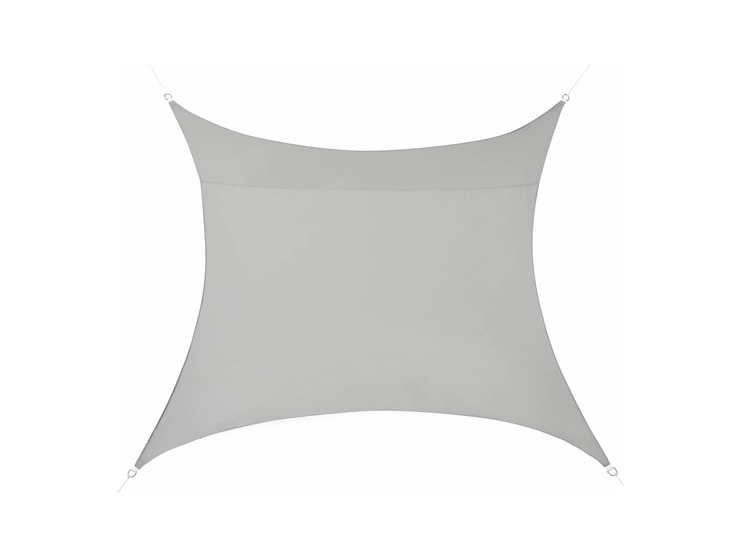 Voile toile d'ombrage de protection grise 200 x 200 x 200 cm 03_0004583