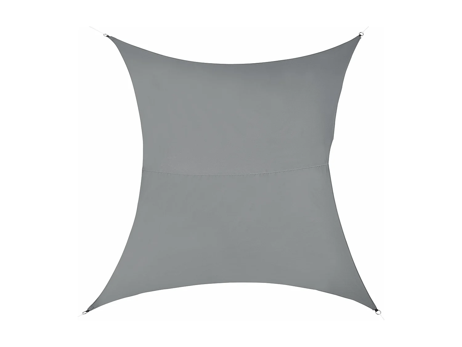 Vela protectora de poliéster poliuretano 3 x 4 m gris oscuro 03_0004604