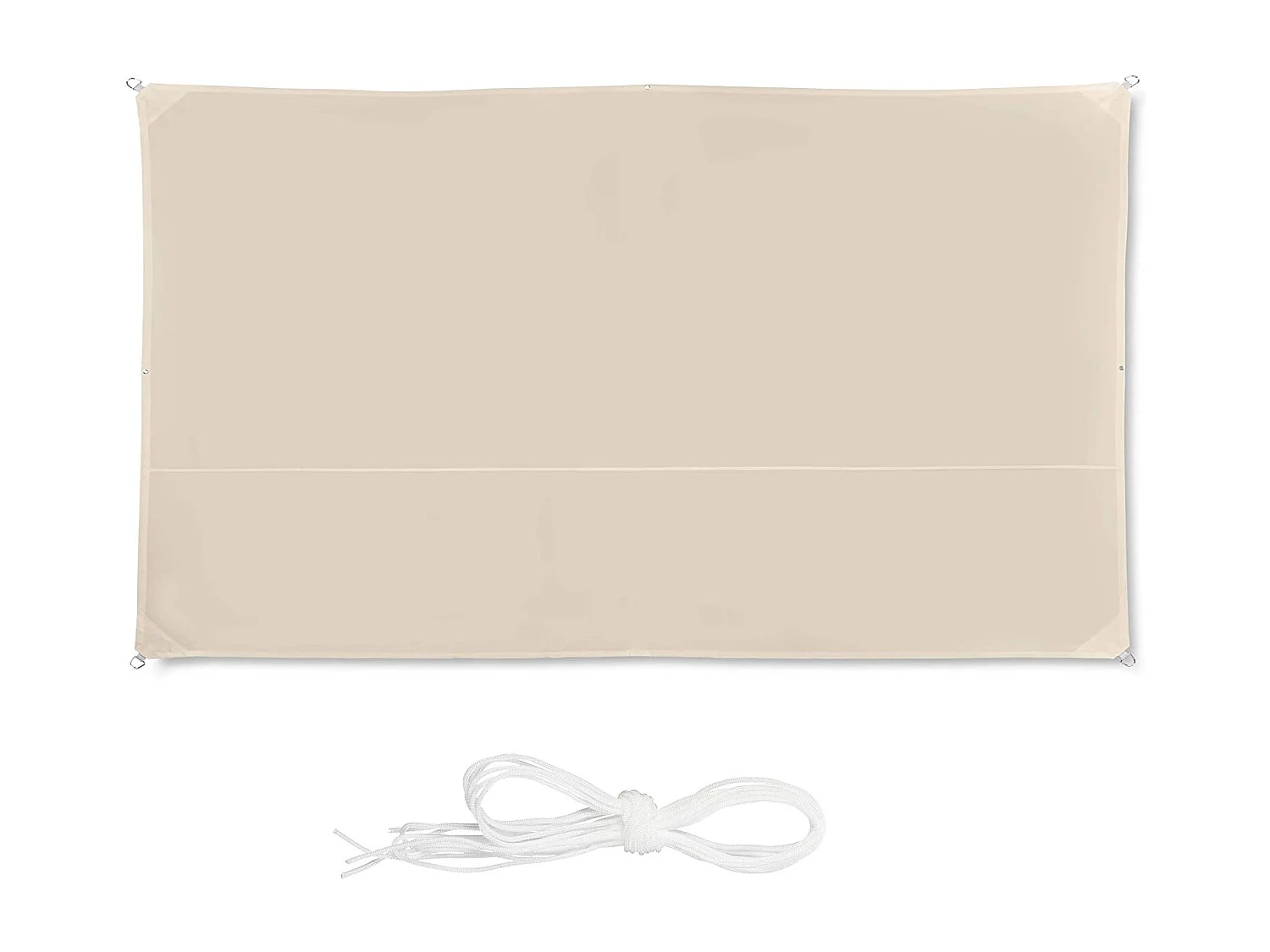 Voile d'ombrage rectangle 2 beige 200 x 200 x 400 cm 13_0002930_2