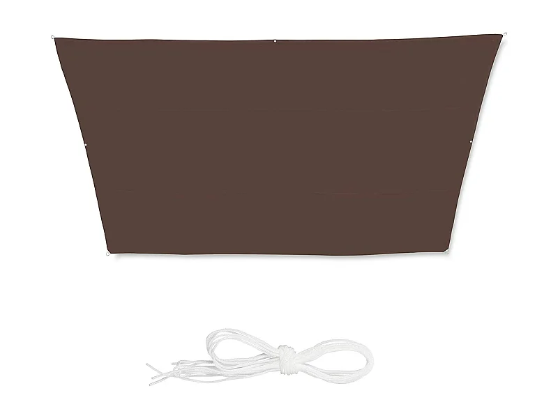 Voile d'ombrage trapèze 3 marron 550 x 300 x 400 cm 13_0002936_2