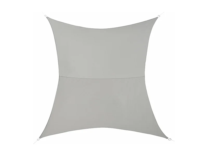 Tela protectora para vela de poliéster poliuretano 3 x 4 m gris claro 03_0004599