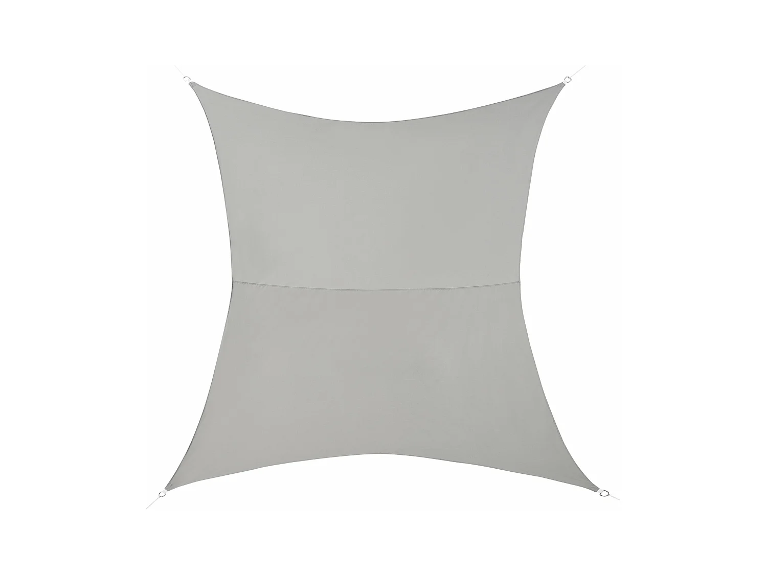 Voile toile d'ombrage toile de grise 300 x 300 x 400 cm 03_0004599