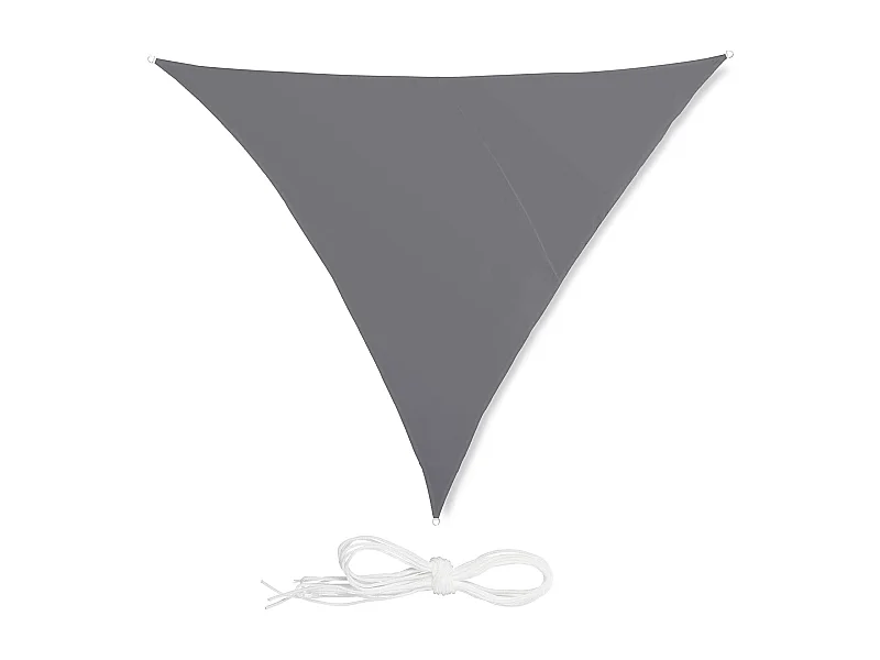 Vela de sombra triangular 4 x 4 x 4 m gris 13_0002940_2