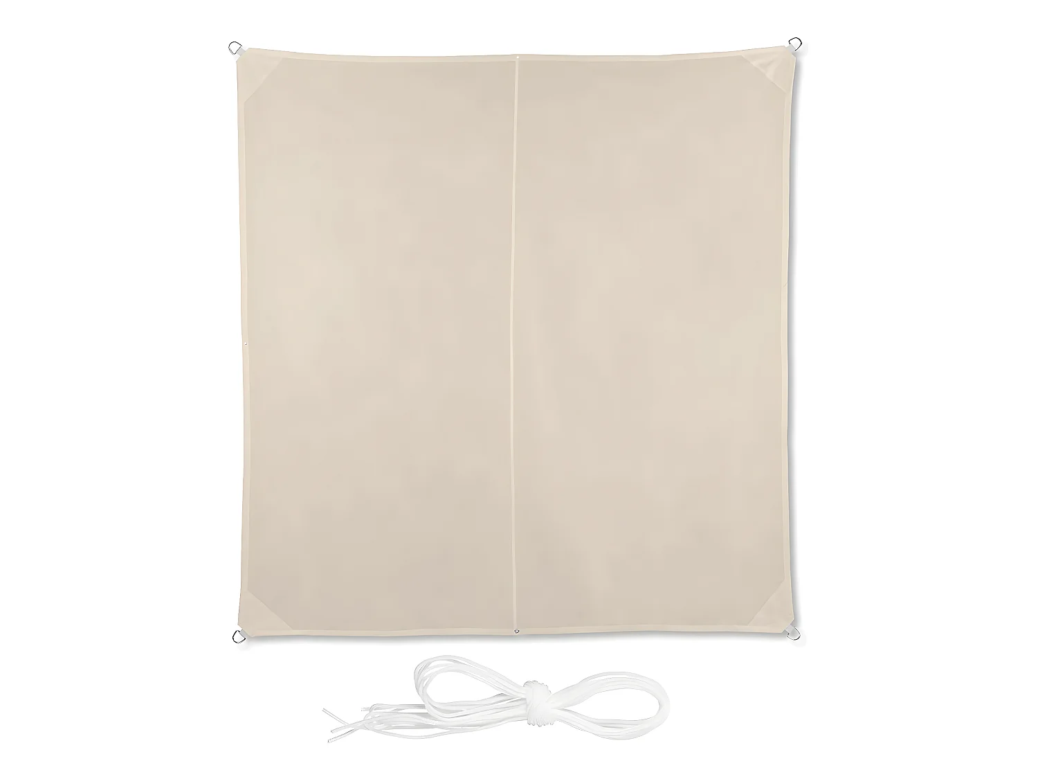 Voile d’ombrage carré 3 beige 300 x 300 x 300 cm 13_0002942_2